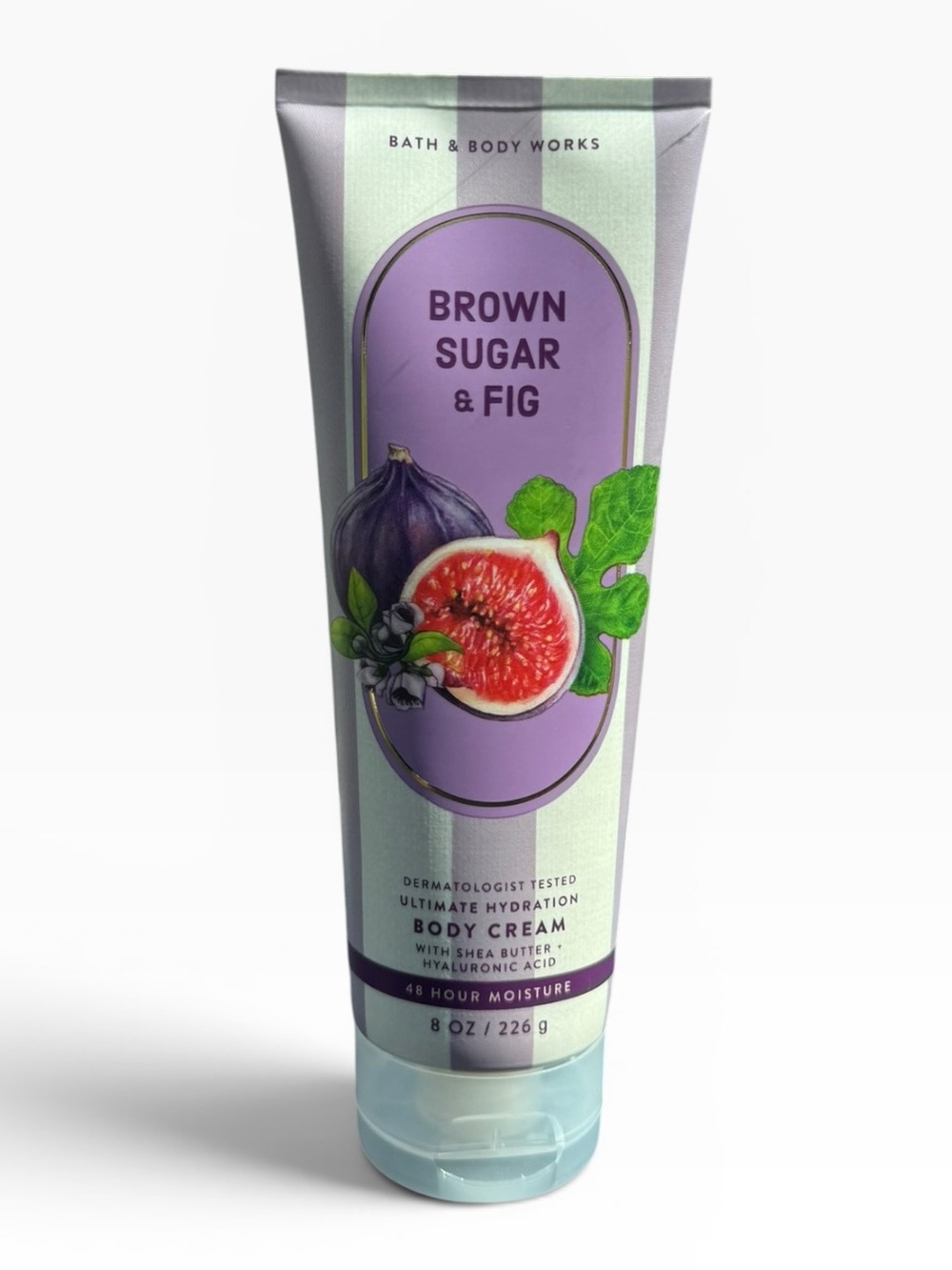 Bath & Body Works Brown Sugar & Fig Body Cream - Purple & Green